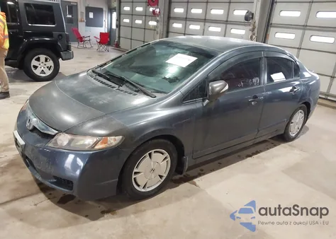 2009 Honda Civic Hybrid z USA, uszkodzony, nr VIN JHMFA362X9S000265